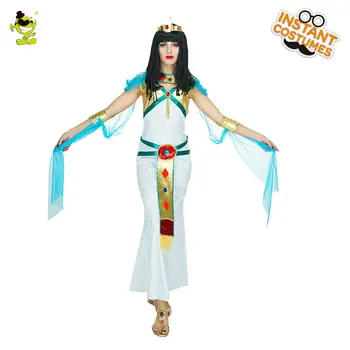 Žena je Egyptský Faraón Kleopatra Kostýmy Halloween Party Dospelých Oblečenie Kráľovná Maškarný Kostým Pre Dospelých
