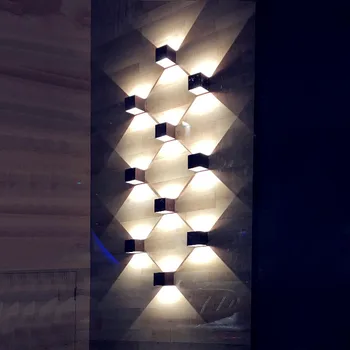 QLTEG Vonkajšie Vodeodolné IP65 Nástenné Svietidlo stmievateľné LED Nástenné svietidlo Krytý Sconce Dekoratívne osvetlenie, Veranda, Záhradné Osvetlenie, Nástenné Svietidlá