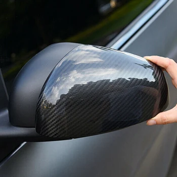 Carbon Fiber Spätné Zrkadlo Pokrytie Bočné Zrkadlo Dekorácie Kryt pre Mercedes, Smart 453 Fortwo Forfour Auto Styling