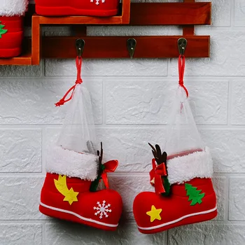 2021 Nový Rok, Vianoce, Antler Bell Hrnú Topánky Candy Držiteľ Vianočné Dekorácie pre Domov Dekor Vianočné Ozdoby Navidad