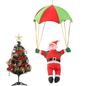 Santa Claus Prívesok Hračka Padák Oxford Handričkou Windows Strom Závesné Dekorácie Vianoce Domov, Spálne, Obývacie