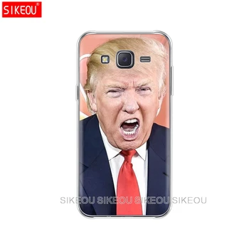 Silikónové krytie telefón puzdro pre Samsung Galaxy J1 J2 J3 J5 J7 MINI 2016 premiér Donald Trump legrační