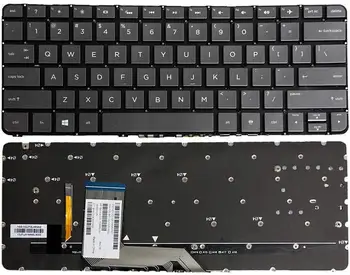 Nové pre HP ENVY, X360 13-Y 13T-Y 13T-Y000 13-Y4103DX 13-Y073NR 13-Y023CL notebook US klávesnica, podsvietená 833349-001