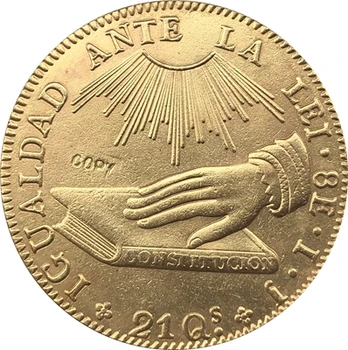 1837 Čile 8 Escudos MINCE KÓPIA