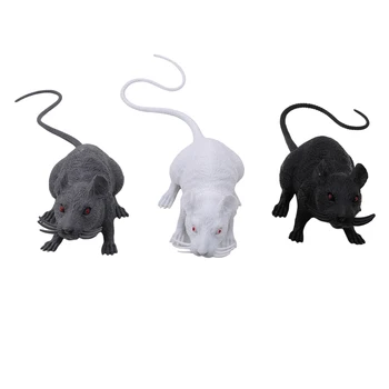 PVC Plastu Vianočný Vtip Kvalitné Falošné Realisticky Mouse Model 2018 Hot Predaj Prop Halloween Darček Hračka Party Dekor Vtipy Hračka