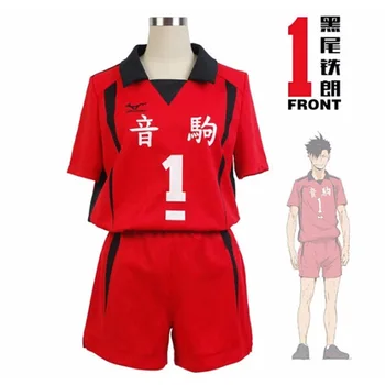 2020 Anime Haikyuu Nekoma Vysoké Školy Jednotný Kuroo Tetsurou/kozumekenma Jersey Cosplay Kostým Športové oblečenie, kompletný set S-xxl