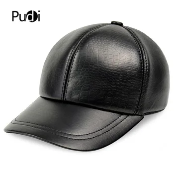 HL128 pravej kože šiltovku klobúk 2020 úplne nové pánske skutočná koža klobúky/čiapky