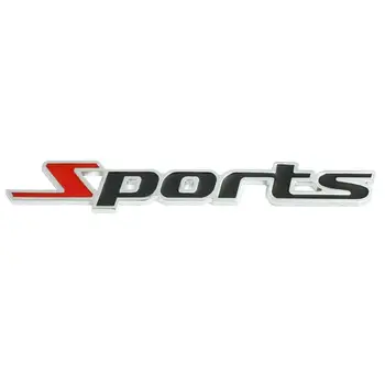 Móda 3D Kovové Logo Šport Auto Truck Dekor Vzor Odznak Univerzálna Nálepka