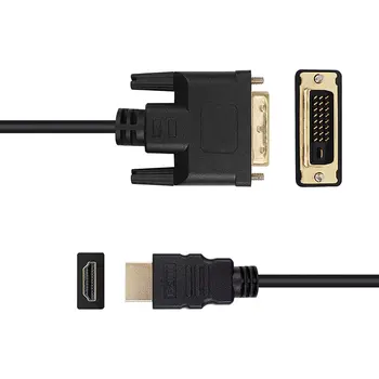Odolné 1080p DVI-D 24+1 Pin Male na VGA 15 kolíkový Žena Aktívny kábel Kábel Adaptéra Konvertor