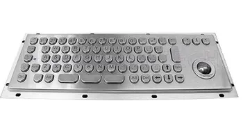 Priemyselné klávesnice 65KEYS s Track-loptu používaných v Banke, Fondy služby zariadenia
