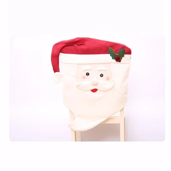 Santa Claus Poťahy Vianočné Stoličky Zadný Kryt Decoracion Kuchyňa Jedálenský Sedadlo, Kryt Na Vianoce Nové Dekorácie Pre Domov