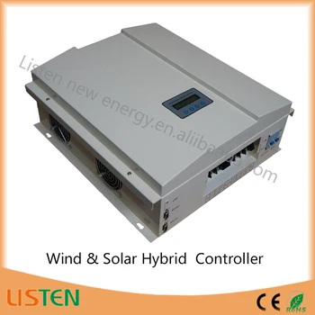 24V 1KW Boost Buck funkciu MPPT vietor solárne hybridný regulátor pre off grid systém