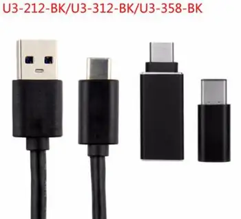 (100ks/lot) USB 3.1 Typ C Samec Konektor Micro USB 2.0 5Pin Žena Adaptér Údaje