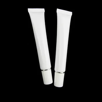(100ks)20ml biela hadice Cleansing Cream plastové Kozmetika hadice Kozmetické balenie parfémov garrafa