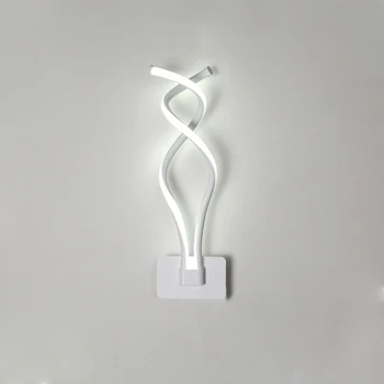 Kreatívne Nordic Led Nástenné svietidlo Obývacia Izba Uličkou Posteli Dekoratívne Sconce Nástenné Svietidlá Akryl Postmoderných Spálňa Design Wandlamp