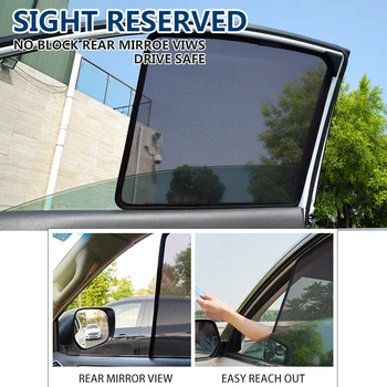 4PCS/Súbor Alebo 2KS/Set Magnetické Auto Bočné Okno Slnečníky Oka Tieni Blind Pre Toyota Altis 2013-2019