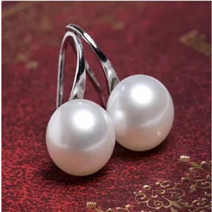 2020 nové pravých sladkovodných módne náušnice pre ženy vysokej kvality platedplating biela / simulované pearl šperky
