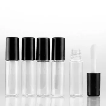 5 ks Prázdne Plastové Číre Lesk na Pery Rúry Balzam na Pery Fľaša Kontajner Transparentné 2ml make-up Nástroj pre Ženy