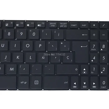 Výmena klávesnice X580 V pre ASUS X580VN podsvietená klávesnica svetlo SP španielsky ES LA black ASM17B1 0KNB0 5605SP00 skrutku nové časti