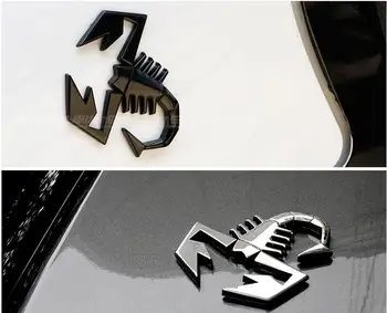 Nové 1pcs Univerzálne dekorácie Scorpion/Abarth logo Auta styling Auto znak, odznak Telo Nálepky motocyklové príslušenstvo Obtlačky
