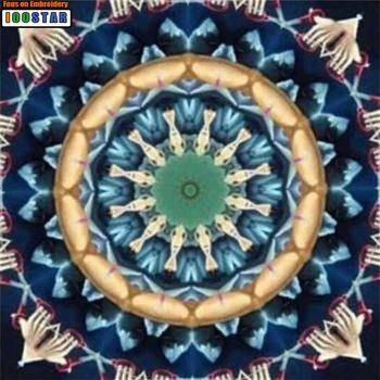 5D Diy Diamond Maľovanie Cross Stitch Mandala Domova FullRound/Štvorcových Kamienky Mozaiky Vložkou Diamond Výšivky