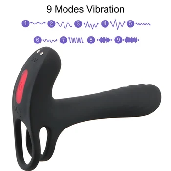 VATINE Penis CockRing Vibrátor Vibračný Penis Krúžok Stimuláciu Klitorisu Oneskorenie Ejakulácie sexuálnu Hračku pre Pár Mužov Dospelých Produkt