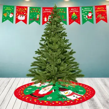 33 Palcov Vianočný Stromček Sukne s Snehuliak Elk Vzor Vianočné Dekorácie pre Domov Cristmas Ornament Nový Rok 2021 Dekor