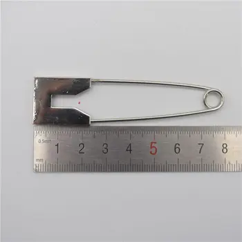 20pcs 1.9*8cm Super Veľká Nerezová Oceľ Bezpečnostné Kolíky Brošňa Kolíky Pre DIY Šperky Robiť