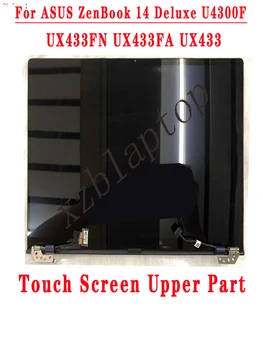 Pre ASUS ZenBook 14 Deluxe U4300F UX433FN UX433FA UX433 LCD displej montáž Hornej Časti notebooku 14