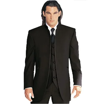 2020 Mužov, Svadobné Obleky šité Ženícha Tuxedos Najlepší Mužský Formálny Oblek (Sako+Nohavice+Vesta+Kravatu) kostým