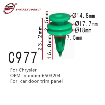 Dvere Auta Výbava Panel Klipov Pre Chrysler Auto Spony Polohovacie Zariadenie 6503204