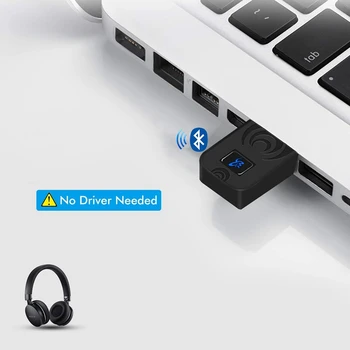 Bezdrôtový Adaptér Bluetooth USB Bluetooth Dongle pre Hlasový Chat, o Vysielač, Prijímač pre Nintendo Prepínač PS4 PC