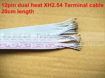 XH Dual-head 12pin elektronické drôt, kábel, dvojité XH2.54 terminálu 2.54 mm dlhé 20 cm 10pcs/veľa