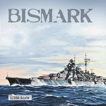TAMIYA 78013 1/350 Rozsahu nemecká bojová loď Bismarck