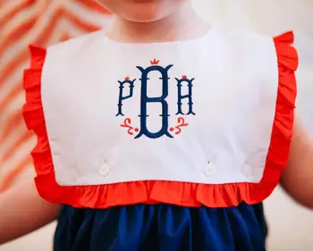 Vinatge španielsky námorník golier princezná šaty deti bežné Anglicko štýl vyšívané sladké roztomilý šaty
