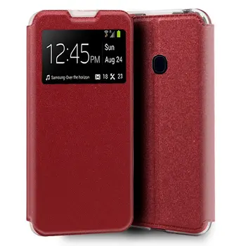 Cool®-Samsung M315 Galaxia M31 hladký červená Flip Cover Prípade-Knižné stojan