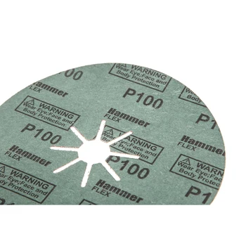Vlákno brúsenie disk Kladivo Flex 243-022, 180 mm, P100, 8400 ot. / min., 80m / s (5 ks) brúsne nástroje