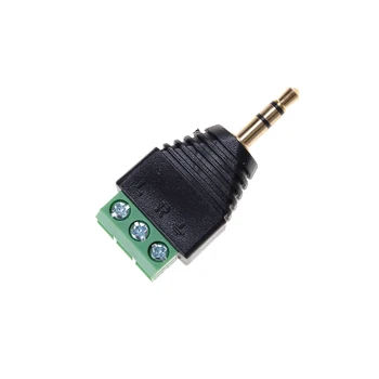 3,5 mm 1PCS 3.5 audio mono konektor na skrutkovacie svorky skrutkové konektor Audio Mono Konektor Audio Konektor pre Adaptér