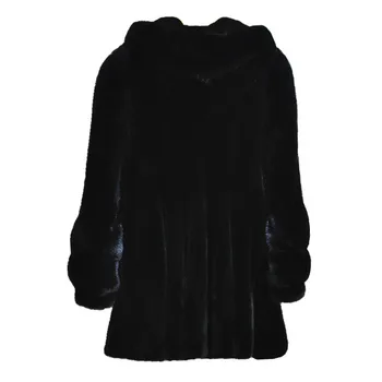 Luxusné Real Noriek Kožušinový Kabát Žena Prírodné Kožušiny Bundy Zimné Bundy Ženy Dlhé Kabáty a Bundy Ženy Oblečenie 2020 MÔJ