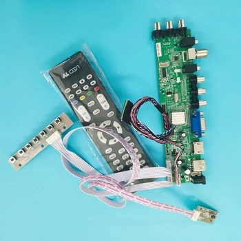 1600*900 40 Pin 3663 DVB pre LTN173KT01/LTN173KT02/LTN173KT03 digitálny signál USB+VGA displej univerzálny ovládací karty auta LVDS