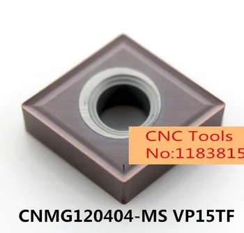 CNMG120404-MS VP15TF/CNMG120408-MS VP15TF,pôvodný CNMG 120404 MS/120408 vložiť karbidu pre otočením držiaka nástroja