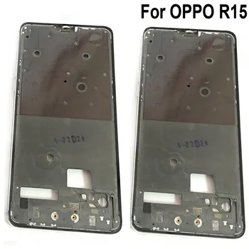 Originálny Držiak na LCD Obrazovke Predný Rám Pre OPPO R15 r15 Bývanie Prípade Stredný Rám Bez Napájania ovládanie Hlasitosti R 15 Opravu Dielov