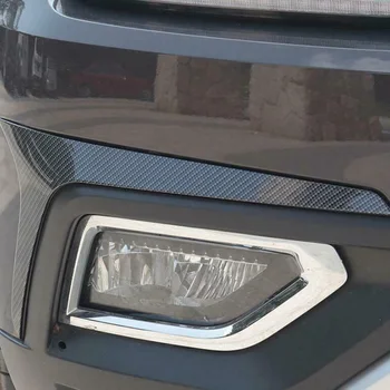 Carbon Fiber Auto Predné Hmlové Svetlo Lampy Viečka Kryt Dekorácie Pásy Výbava pre Atlas 2017-2020
