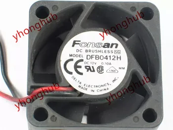 FONSAN DFB0412H DC 12V 0.10 A 40x40x20mm Server Chladiaci Ventilátor