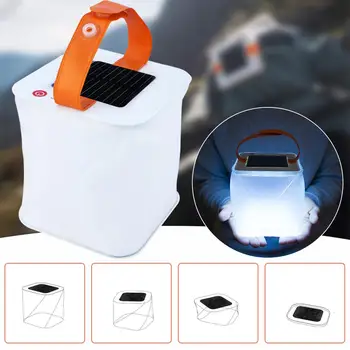 Solárne Nafukovacie Skladací Airbag Osvetlenie USB Camping Svetlo s Mobilného Telefónu, Funkcia Nabíjania pre potreby na Kempovanie a Cestovanie